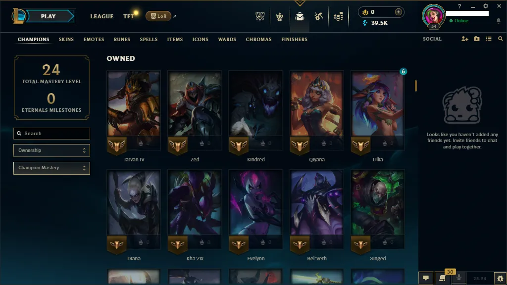 🌎 EUW 🏆 Silver 2 ❄️+39K  🔥4 Skins  🏆 30 Champions ✅️Unverified Email🚀instant delivery